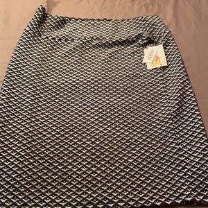 NWT LuLaRoe Cassie Metallic Skirt Size 3XL